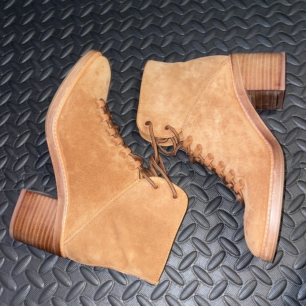 NEW Vince Falco Suede Lace Up Boots size - 8M - Picture 7 of 8